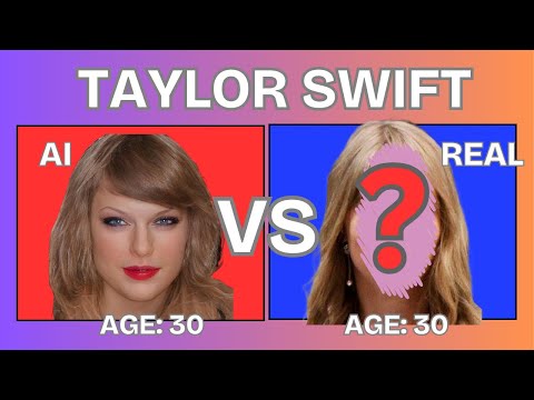 Watch Taylor Swift Age From 0 To 100 - AI Predictions VS Real Photos!
