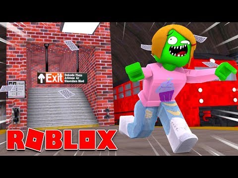 Roblox Zombie Fugge Dalla Metropolitana Obby Billon - roblox escape the cruise ship obby with molly youtube