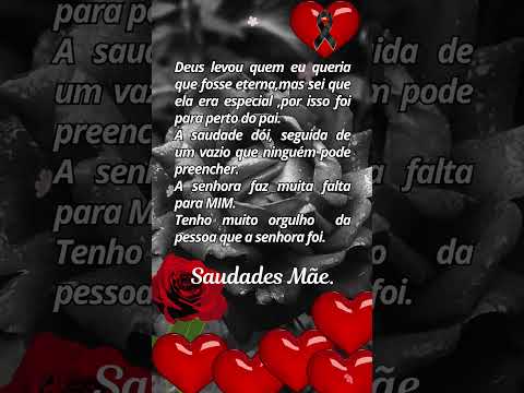 Saudades Mãe #Diadefinados #whatsappstatus #inscreva_se #mensagem #foryou #explore