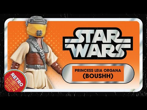 Star Wars Bring Home the Galaxy | Star Wars Retro Collection Series | Princess Leia Organa (Boushh)