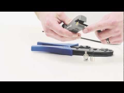 How To Make A 3 Piece BNC Male Crimp Connector - RG59 & RG62 20 AWG #311