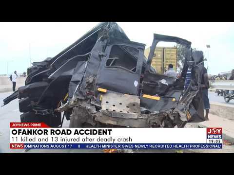 12 dead, dozens injured as NRSA demands urgent upgrades on Ofankor stretch after deadly crash.
