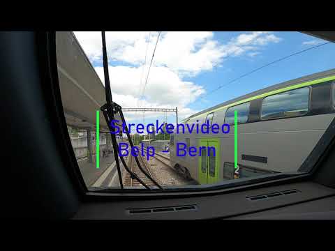 Cab ride Belp to Berne - Führerstandsmitfahrt Belp nach Bern
