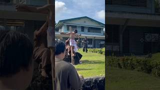 JESUS CHRIST CRUCIFIED 🥰😘 LORD GOD HAVE MERCY 🥲 #holyweek #viacrucis #hesus #young #sakristan #i