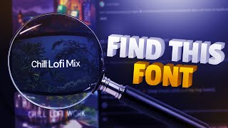 How to find ANY FONT in SECONDS! (AI FONT FINDER)