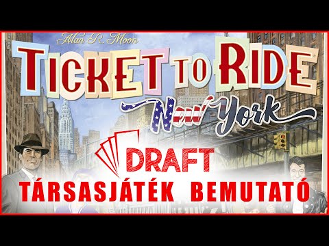 Ticket to Ride: New York társasjáték bemutató - :: DRAFT :: Társasjáték vlog
