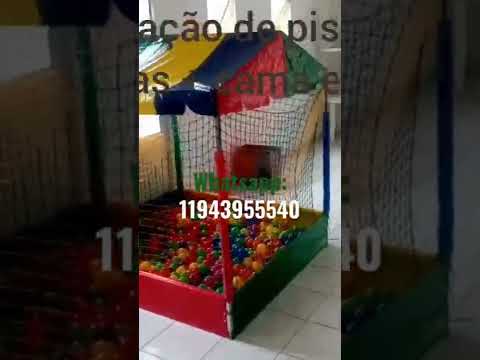 Locação piscina de bolinhas e cama elástica