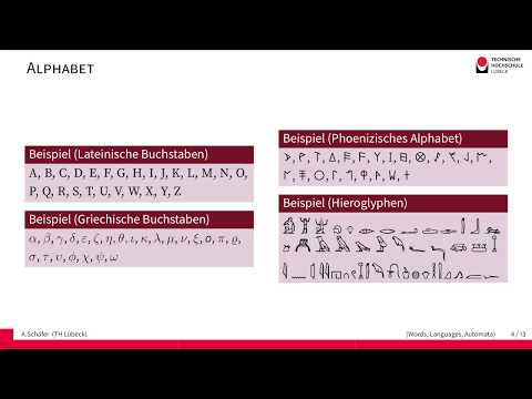 Alphabets, words, languages