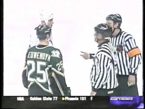 Anaheim Mighty Ducks at Dallas Stars 3/13/1998 Highlights