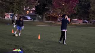 Práctica de football