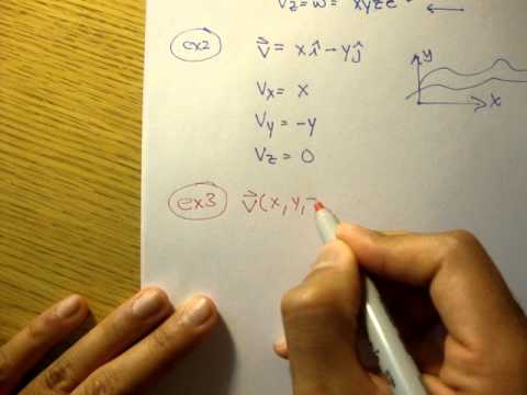 Simple Velocity Field: Example 1 [Fluid Mechanics #2]