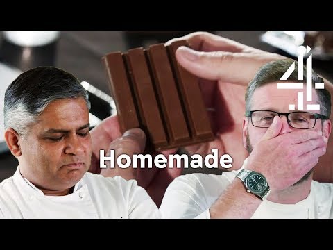 トップシェフたちがキットカットを再現して、対決に挑みます。 (Top Chefs RECREATE Kit Kat in Head-to-Head Challenge | Snackmasters)