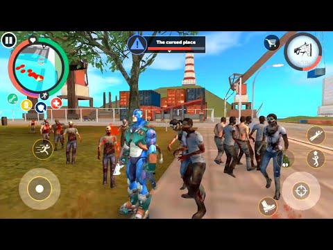 Rope hero vs ghosts cursed place game | Rope hero vice town new game | Gaming section