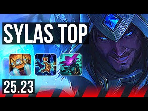 SYLAS vs DARIUS (TOP) | 9 solo kills, Legendary | EUW Master | 25.23