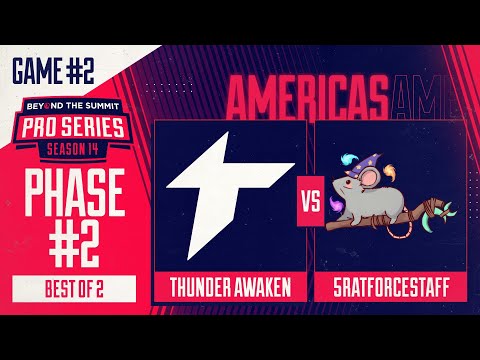 Thunder Awaken vs 5RATFORCESTAFF Game 2 - BTS Pro Series 14 AM: Phase 2 w/ rkryptic & neph