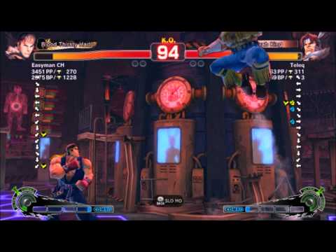 Teleq (T.Hawk) vs Easyman CH (Ryu) - SSF4 AE PC Ranked Replay