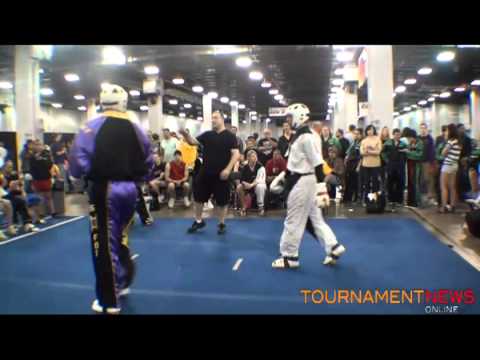 Nathan Thorn vs Sam Gagnon WAKO Style Fighting at New England Open 2011