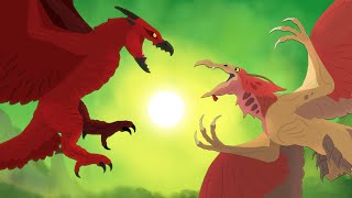 Rodan vs Quetzalcoatl  Monster Fights  DinoMania -
