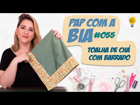 How to Make a Tea Towel with a Hem - Bia's Guide #055