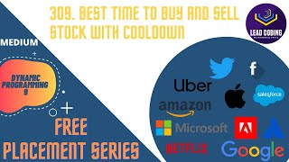 YouTube video '309. Best Time to Buy and Sell Stock with Cooldown'
