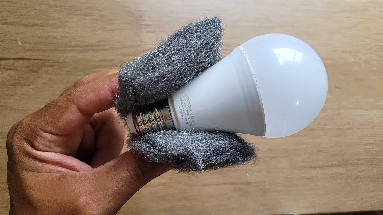 É só colocar BOMBRIL na LÂPADA que ela Funciona para Sempre