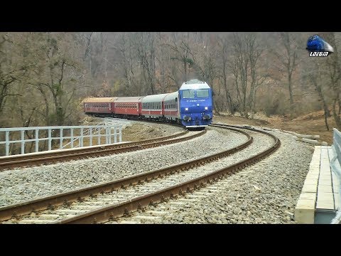 GM 64-1363-2 & IR1833 Iasi-Timisoara Nord Urca Spre/Climb to Halta Jebuc Halt - 04 February 2018