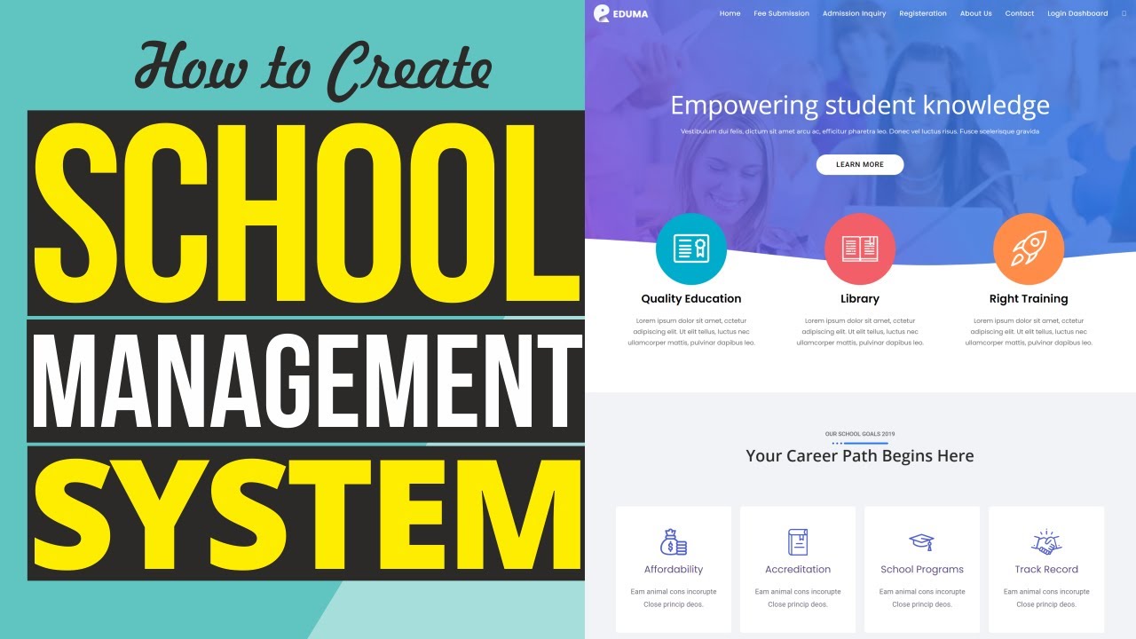 How to Create a School Management System Website in WordPress