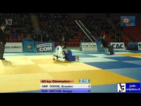 Judo 2012 World Cup Tblisi: Dodge (GBR) - Krtyan (RUS) [-60kg]