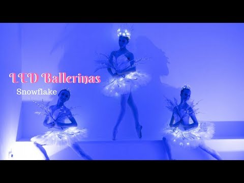 LED Ballerinas // Snowflake Performance // Book at Warble Entertainment