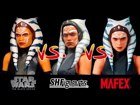 Ep566 Who made THE BEST AHSOKA? (Black Series VS Figuarts VS Mafex)