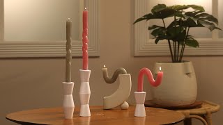 DIY Twist Candles and Holders for $15 or Less with GEICO