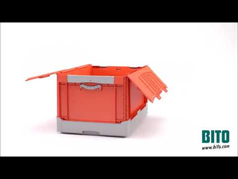 BITO EQ Foldable Bins - Ergonomically Designed