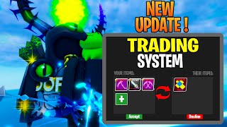 NEW TRADING SYSTEM IS OUT In Roblox Blade Ball