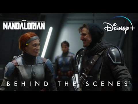 Bo-Katan Behind The Scenes Star Wars The Mandalorian | Disney+