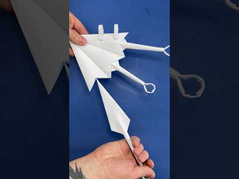 Triple Kunai Knife with Sheath | AMAZING PAPER NINJA WEAPONS Origami Naruto #easyorigami #origami