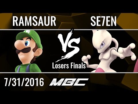 TxB Ramsaur vs CG Se7en - Loser Finals - MBC2 - Smash 4