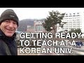 Preparing to Teach at a Korean University 