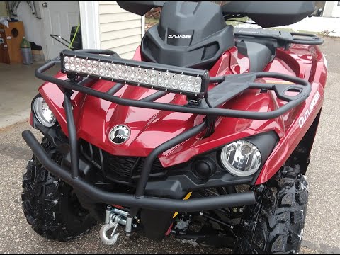 YouTube video about: Can am outlander light bar?