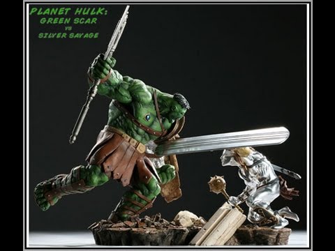 Sideshow Savage Skar vs Silver Savage