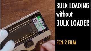 BULK LOADING FILM WITHOUT BULK LOADER // Fuji Eterna Motion Picture Film