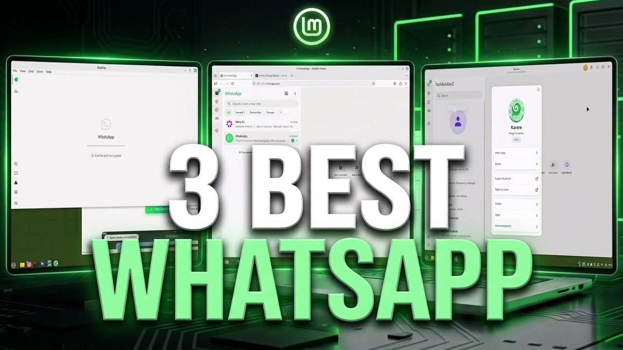 3 BEST WhatsApp Apps for Linux Mint 22.3 Cinnamon in 2026 | ZapZap vs WhatsApp vs Karere