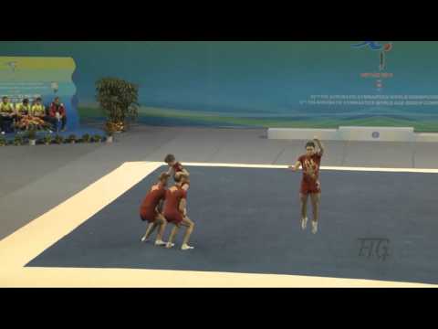 Ukraine (UKR) -  2016 Acrobatic Worlds, Putian City (CHN) Combined  Men's Group