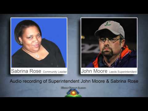 Superintendent Moore angrily throws community leader out of school