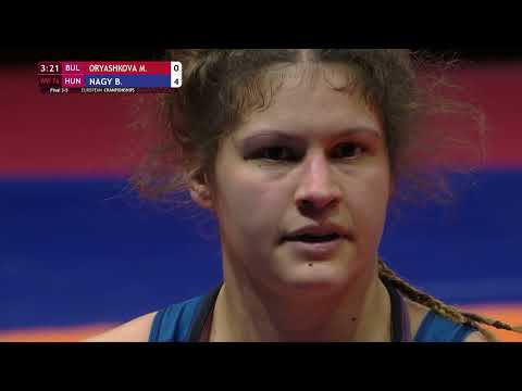 BRONZE WW - 76 kg: M. ORYASHKOVA (BUL) v. B. NAGY (HUN)