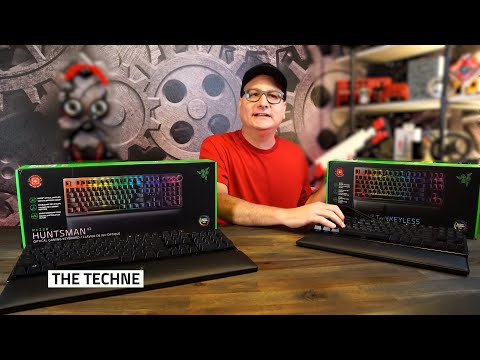Razer Huntsman V2 TKL Klaviatūra žaidimams RGB LED pašvietimas, Nordic išdėstymas, Clicky Purple Switch video