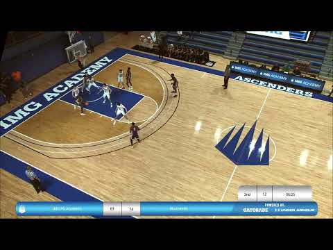 Eric Ihekwaba, 6’10” basketball center/pf at a Montverde vs IMG game on 2/19/23.