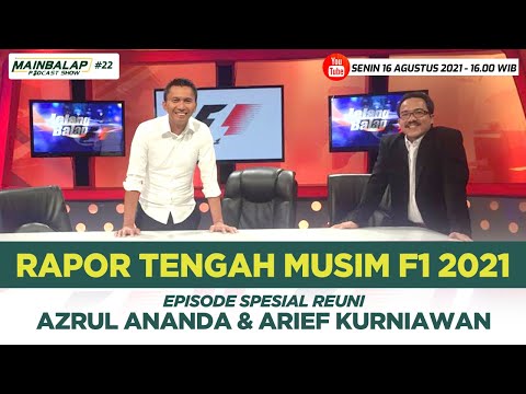 Rapor Tengah Musim F1 2021 Azrul Ananda & Arief Kurniawan | Mainbalap Podcast Show #22