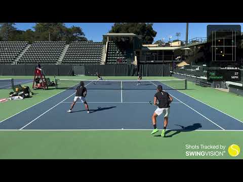 ITA Northwest Super Regional Doubles Semifinals - Cal vs. Sacramento State - Rallies Above 5 Shots