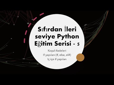 Python dersleri - 5, Koşul ifadeleri ve if yapıları