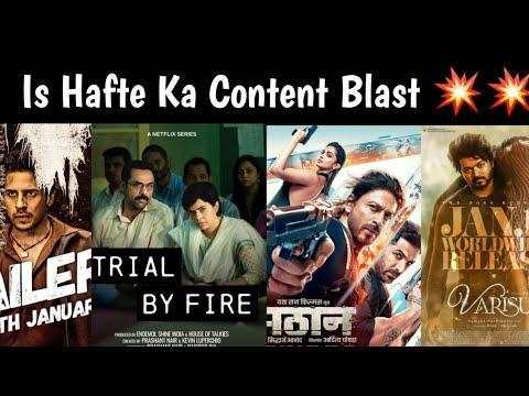 Upcoming Web Series And Movies Of January 2023(This Week) | Pathan Trailer |Netflix, Mx Player, Zee5